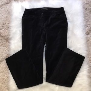 WHBM black velvet pants